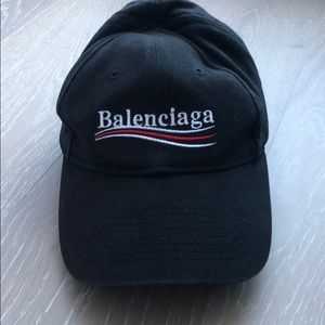 Balenciaga logo baseball hat